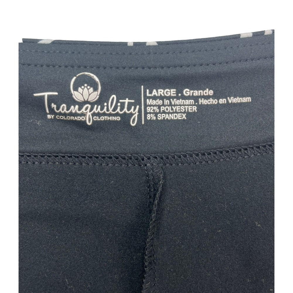 Tranquility‎ by Colorado Clothing Womens Large Floral Elastic Waist Skirt Skort - Picture 7 of 16